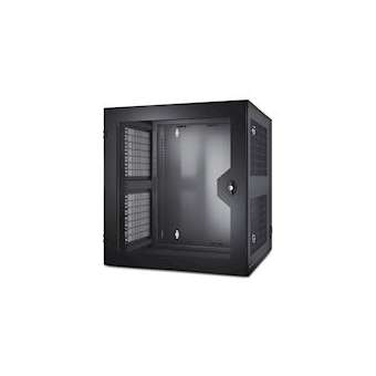 NetShelter WX 13U w/Threaded Hole Vertical Mounting Rail Vented Front Door|Schneider Electric-SCHAR100HD