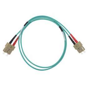 Jarretière optique duplex SC/SC OM4 50/125 µm 10 m|Gigamedia-GGMD5MCC10M