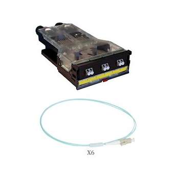 Cassette LCS³ fibre optique avec bloc LC duplex 6fibres multimode 50/125'm|Legrand-LEG032181