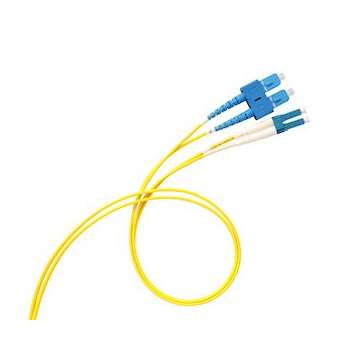 Cordon fibre optique Ultra OS2 Duplex LC/SC - longueur 2m|Legrand-LEG032531