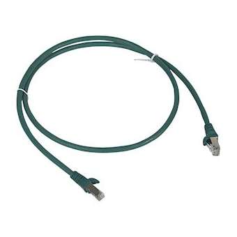 Cordon de brassage RJ45 - Cat.6 - F/UTP écranté - L. 1 m - LSOH - vert - LCS²|Legrand-LEG051850