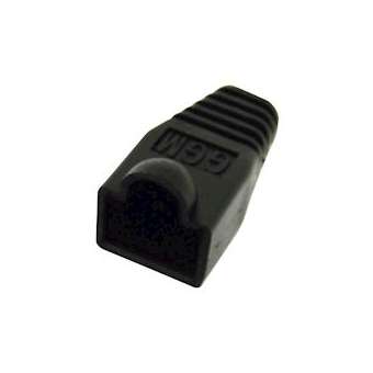 Lot de 100 manchons RJ45 Noir|Gigamedia-GGMRB100N