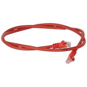 Cordon de brassage RJ45 - Cat.6 - U/UTP sans écran - L. 1 m - LSOH -rouge - LCS²|Legrand-LEG051862