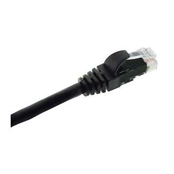 Cordons de brassage CAT6 U/UTP LSOH 1 m noir|Gigamedia-GGMCAT61MZHN