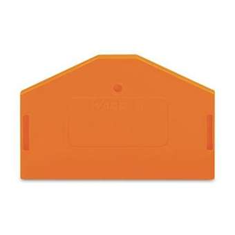 Plaque intermédiaire et d'extrémité / Orange|Wago contact-WAG280-313