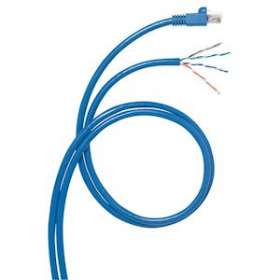 Cordon RJ45/dégainé - Cat.6 - pour boîte de distribution zone - F/UTP - L. 8 m|Legrand-LEG051796