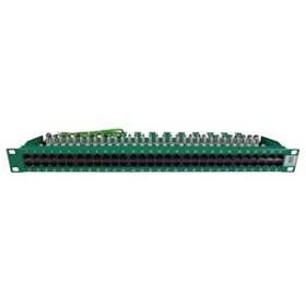 Panneau téléphonique 30 ports RJ45 CAT3 UTP 1U vert (3,6, 4,5)|Gigamedia-GGMCH30PVPPC3