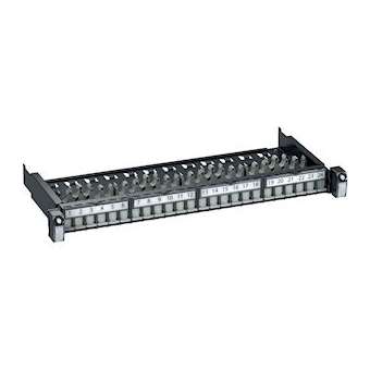 Actassi - panneau 19p évolution 1U 24 ports - équipé RJ45 S-One FTP Cat 6|Schneider Electric-SCHVDIG118241B60