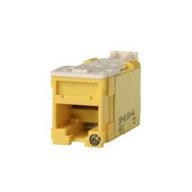 Lot de 20 connecteurs RJ45 HD jack catégorie 6A UTP - jaune|Legrand-LEGHDJ6A-44