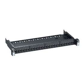 Actassi - panneau 19P coulis. Bas. 1U 24 ports équipé S-One RJ45 non blindés C5E|Schneider Electric-SCHVDIG018241U50