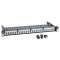 Actassi - pann. 19P coulis. Evo. 1U 24 ports - équipé S-One RJ45 blindés C5E