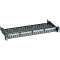 Actassi - pann. 19P coulis. Evo. 1U 24 ports - équipé S-One RJ45 non blindés C6