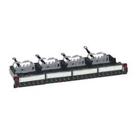 Panneau de brassage droit équipé LCS³ cat.8 - 24xRJ45 STP - blindage métal|Legrand-LEG033782