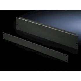 Face avant pleine 1U RAL9005|Rittal-RIT7151.005
