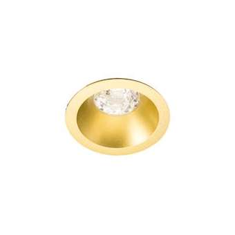 Spot DECO GU10 rond 1 tête fixe, doré IP20|Europole-POL26830