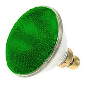 INC - PAR38 230V 80W E27 verte FLOOD|Aurora-ABIAH4010VE