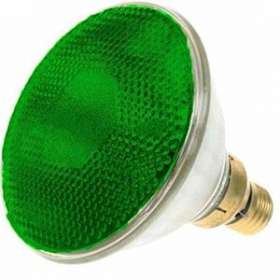 INC - PAR38 230V 80W E27 verte FLOOD|Aurora-ABIAH4010VE