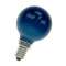Sphérique E14 G45 240V 25W Bleu