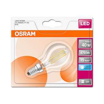 BLI1 LED Sph cl fil 4W40 E14 fr|Ledvance-OSR111851