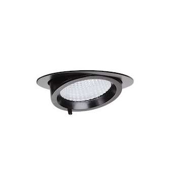 RANDY 4 - Downlight rond, orientable, noir, 70DEG, LED intég 41W 3000K 4000lm|Aric-ARI51256
