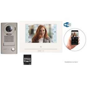 Kit vidéo platine saillie avec moniteur écran 7' avec module wifi intégré|Aiphone-AIPJOS1VW