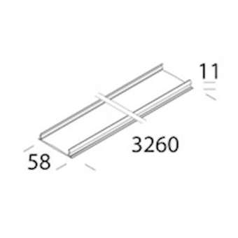 Accessoire 6005 Cache Profil Blanc|Disano-ZON13290100