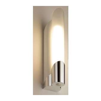Applique salle de bain PIPE JR, blanc chromé, L350mm|Ridi-RII1311.1-2