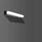 Set de réglettes en aluminium avec lampe LED, 5 W, 390 lm, 827, aluminium, on/of