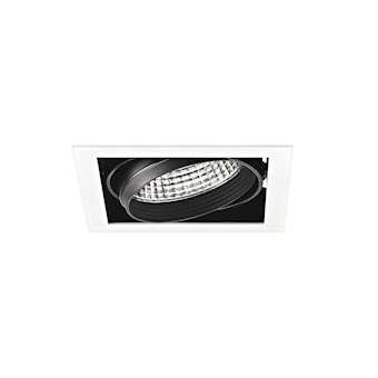 KIT QUADRA MONO -Downlight orient. blanc, module LED 34W 3000K 40DEG 3300lm incl|Aric-ARI50470