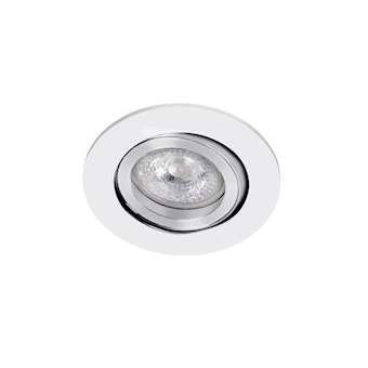 TIPO R-230 - Encastré GU10, rond, orientable et basc., blanc, lampe non incl.|Aric-ARI4144