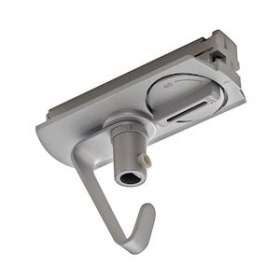Adaptateur pour suspension 1 allumage 230V, gris, électrique, crochets inclus|SLV-DC5143172