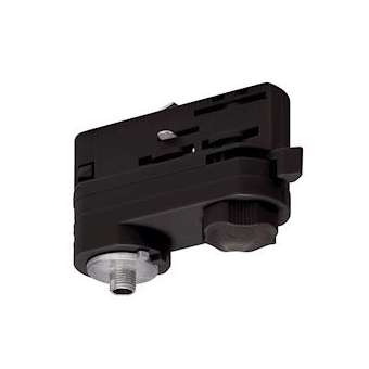 S-TRACK, adaptateur, pour rail 3 allumages, intérieur, noir|SLV-DC5175200