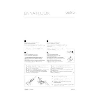 Lampadaire Enna Floor LED Or mat IP20|Astro lighting-AHT1058107