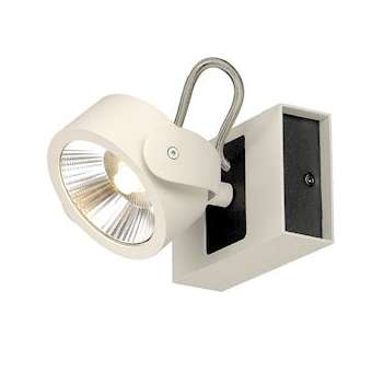 KALU, applique/plafonnier, blanc/noir, LED 17W, 3000K, 60DEG|SLV-DC51000128
