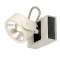 KALU, applique/plafonnier, blanc/noir, LED 17W, 3000K, 60DEG|SLV-DC51000128
