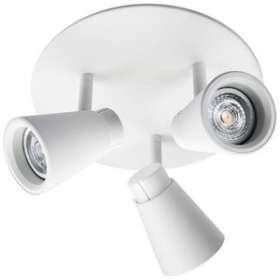 ZOOM applique ou lampe de chevet blanc 3xGU10 6W 3000K classe II IP20|Sg lighting-NOL912441
