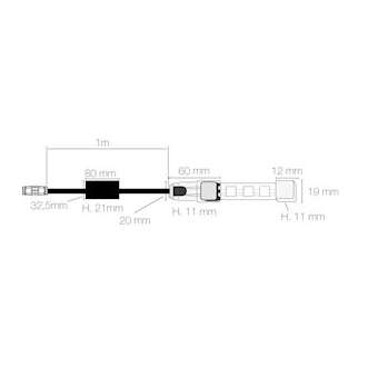 Forfait de montage IP65 LONG FLEX 7W/m|Europole-POLFIP65L10
