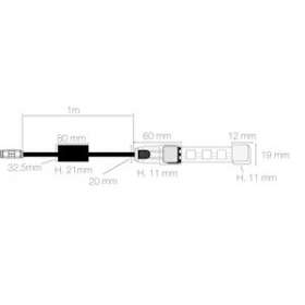 Forfait de montage IP65 LONG FLEX 7W/m|Europole-POLFIP65L10