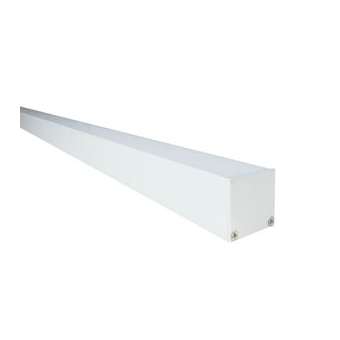 Embout sans passage de câble BLADE blanc diffuseur plat.|Europole-POL89281B