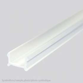 Cache opaque blanc 1000mm pour rail 3 phases rond blanc Lxl: 1000mm|Planlicht-AH4676019WS