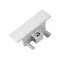 Embouts, pour rail 1 allumage à encastrer, intérieur, blanc, 2 pièces|SLV-DC5143281