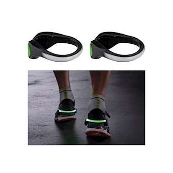 Shoe Clip Function Noir x2 Vert LED pile incluse|Paulmann-PUA70972