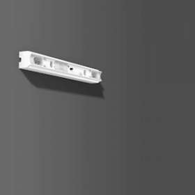 Réglettes en aluminium pour lampes tubes linolites, blanc, on/off|RZB-RZB41530.002