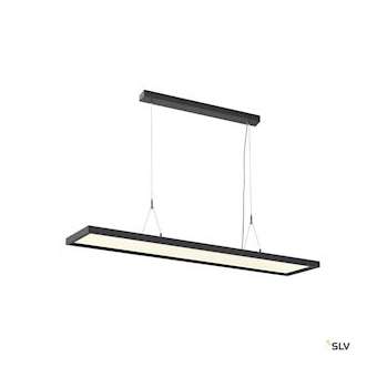 WORKLIGHT, suspension intérieure, noir, LED, 57W, 4000K, UGR19, variable Dali|SLV-DC51005395