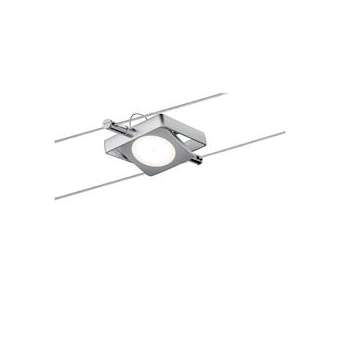 Système à câbles DC spot MacLED 1x4W chrome mate 12V DC plastique|Paulmann-PUA94089