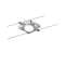 Système à câbles DC spot MacLED 1x4W chrome mate 12V DC plastique|Paulmann-PUA94089