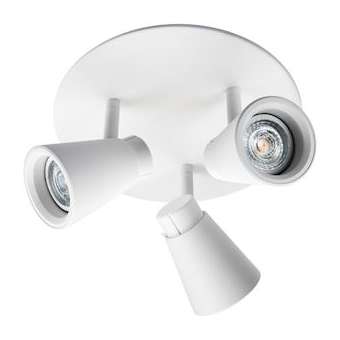 ZOOM applique ou lampe de chevet blanc GU10 6W 2700K classe II IP20|Sg lighting-NOL912450