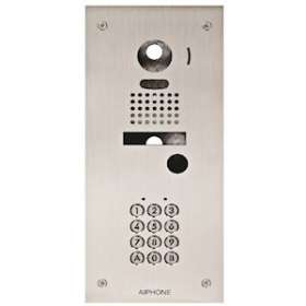 Platine inox 2mm enc. clavier codé pour kits jks1adf,jks1aedf & platine jkdvf|Aiphone-AIPKJKF