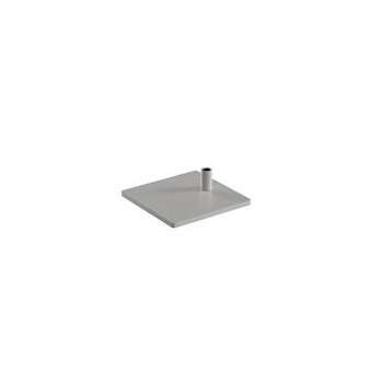 socle de table TF argenté carré pour PARAMI|Waldmann-WAE190209019-00643897