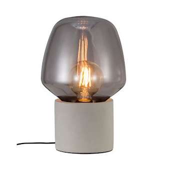 CHRISTINA lampe de table Beton-Verre Gris clair E27|Nordlux-ORX48905011